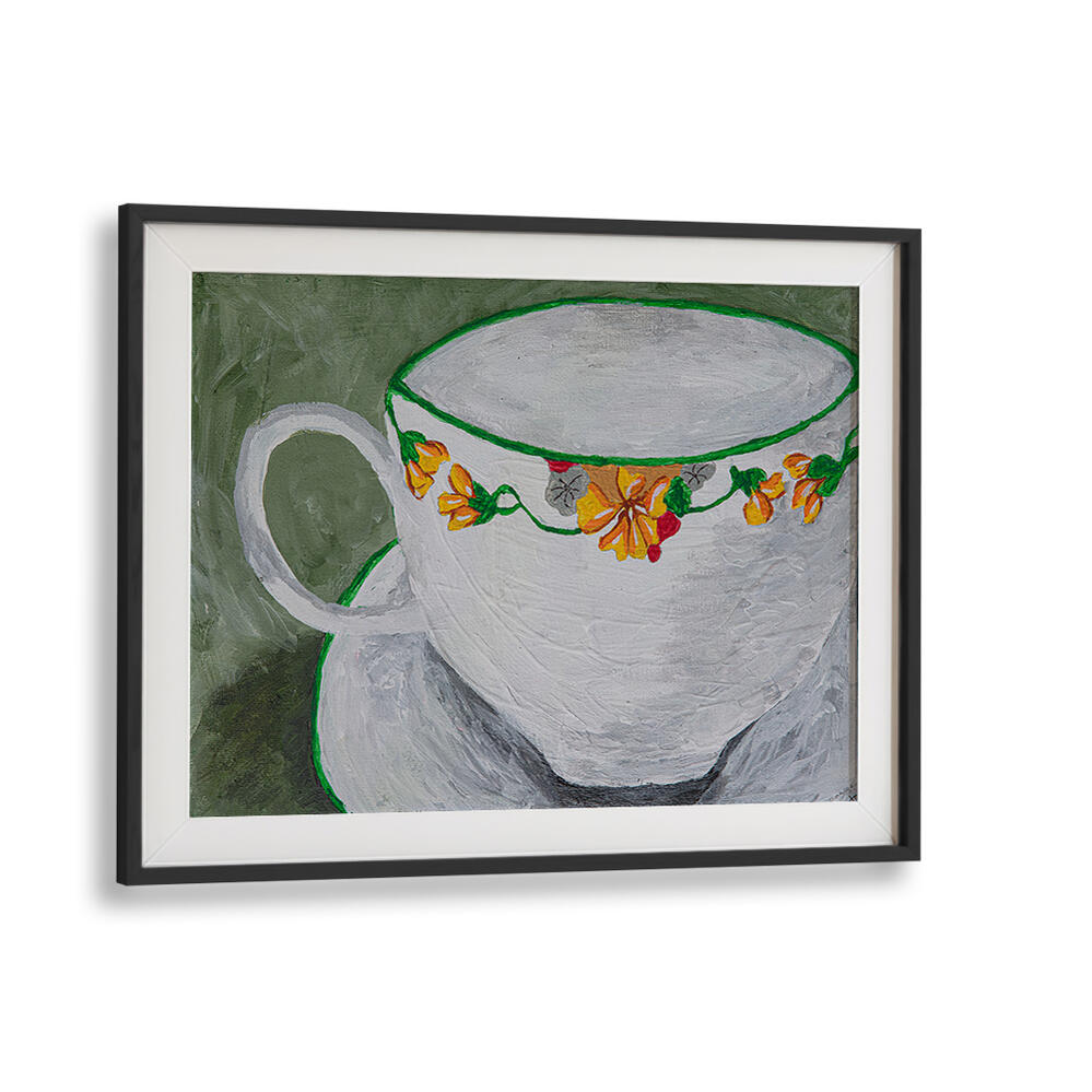 Elegant TEACUP WITH FLOWERS, KITCHEN POSTERS brighten your kitchen, adding charm and floral beauty to your culinary space.