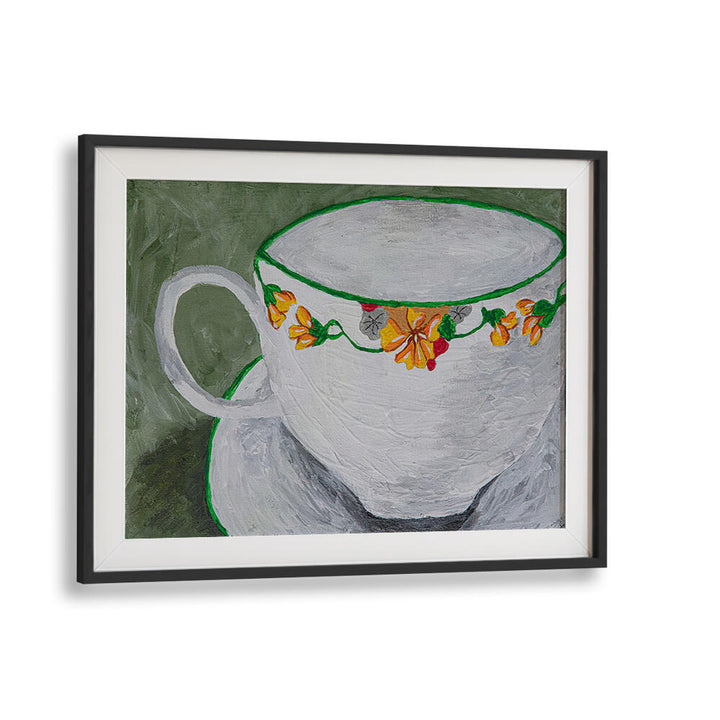 Elegant TEACUP WITH FLOWERS, KITCHEN POSTERS brighten your kitchen, adding charm and floral beauty to your culinary space.
