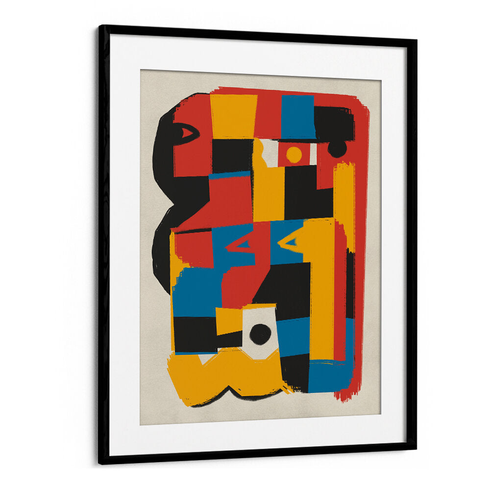 BAUHAUS ABSTRACT COLOR BLOCK , ABSTRACT PAINTINGS