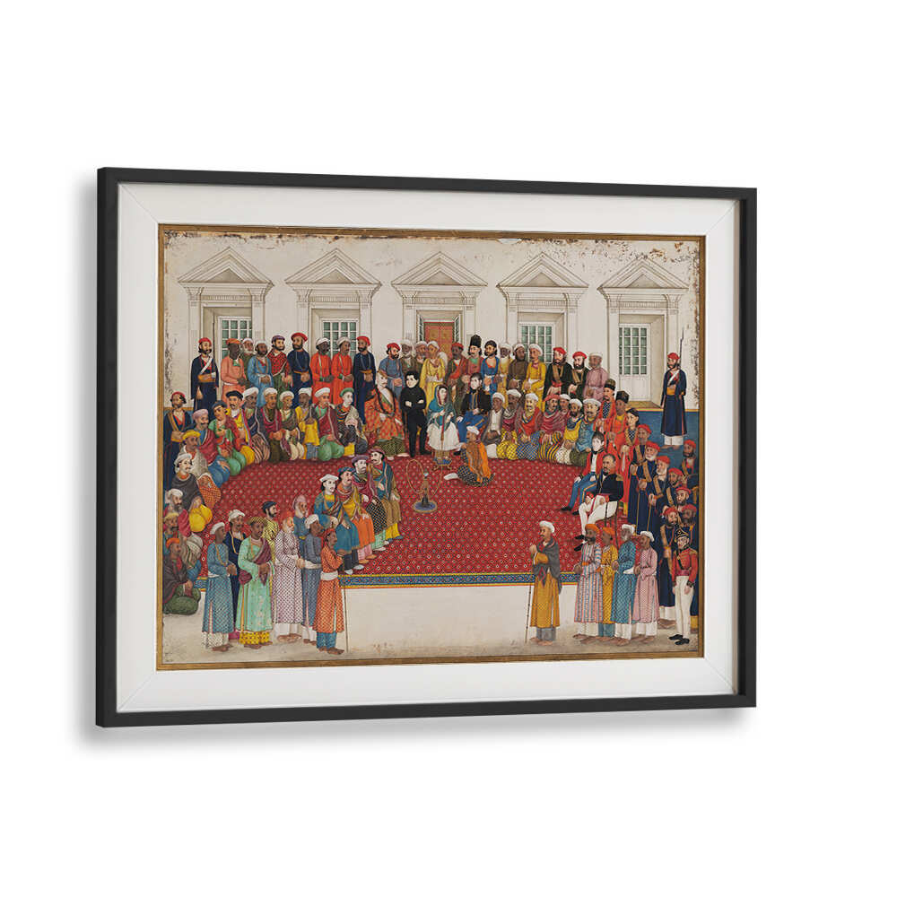 COURT OF MANY NATIONS , INDIAN ART PAINTINGS