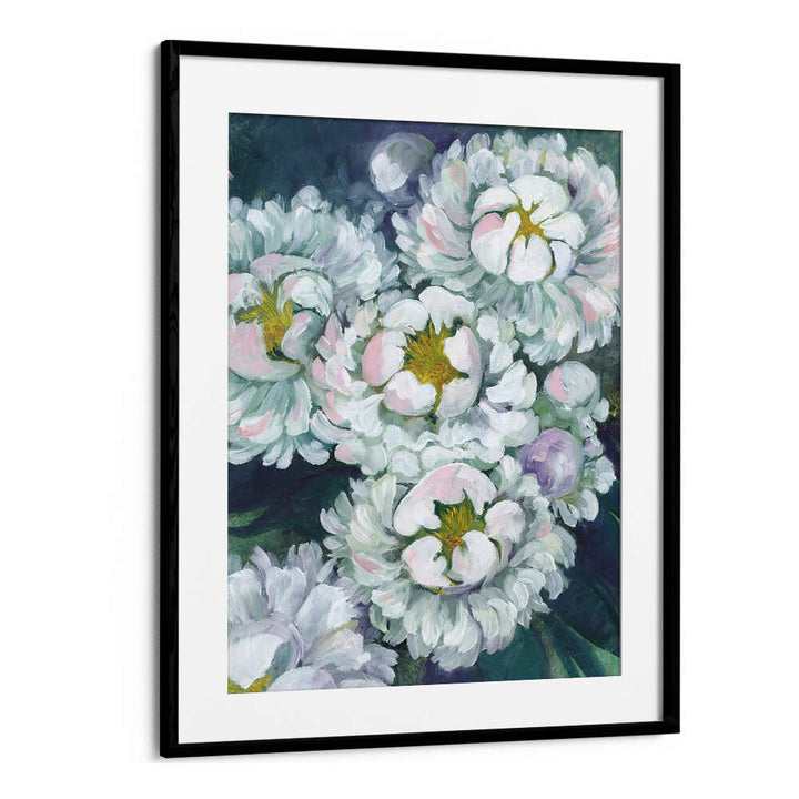 WILLOH PAINTERLY PEONIES , FLORAL FLOWER PAINTINGS