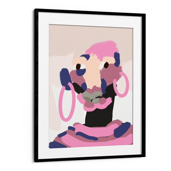 ABSTRACT PINK ELEGANCE , PORTRAITS & FIGURATIVE ILLUSTRATIONS