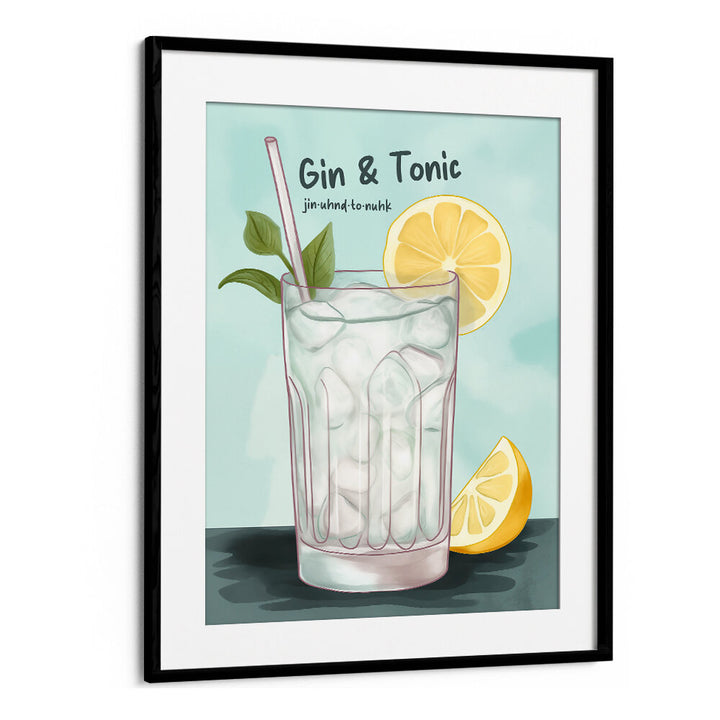 GIN AND TONIC , BAR & CAFE ART