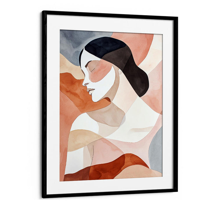 WOMAN WATERCOLOR DIGITAL PAINTING I , PORTRAITS & FIGURATIVE ILLUSTRATIONS