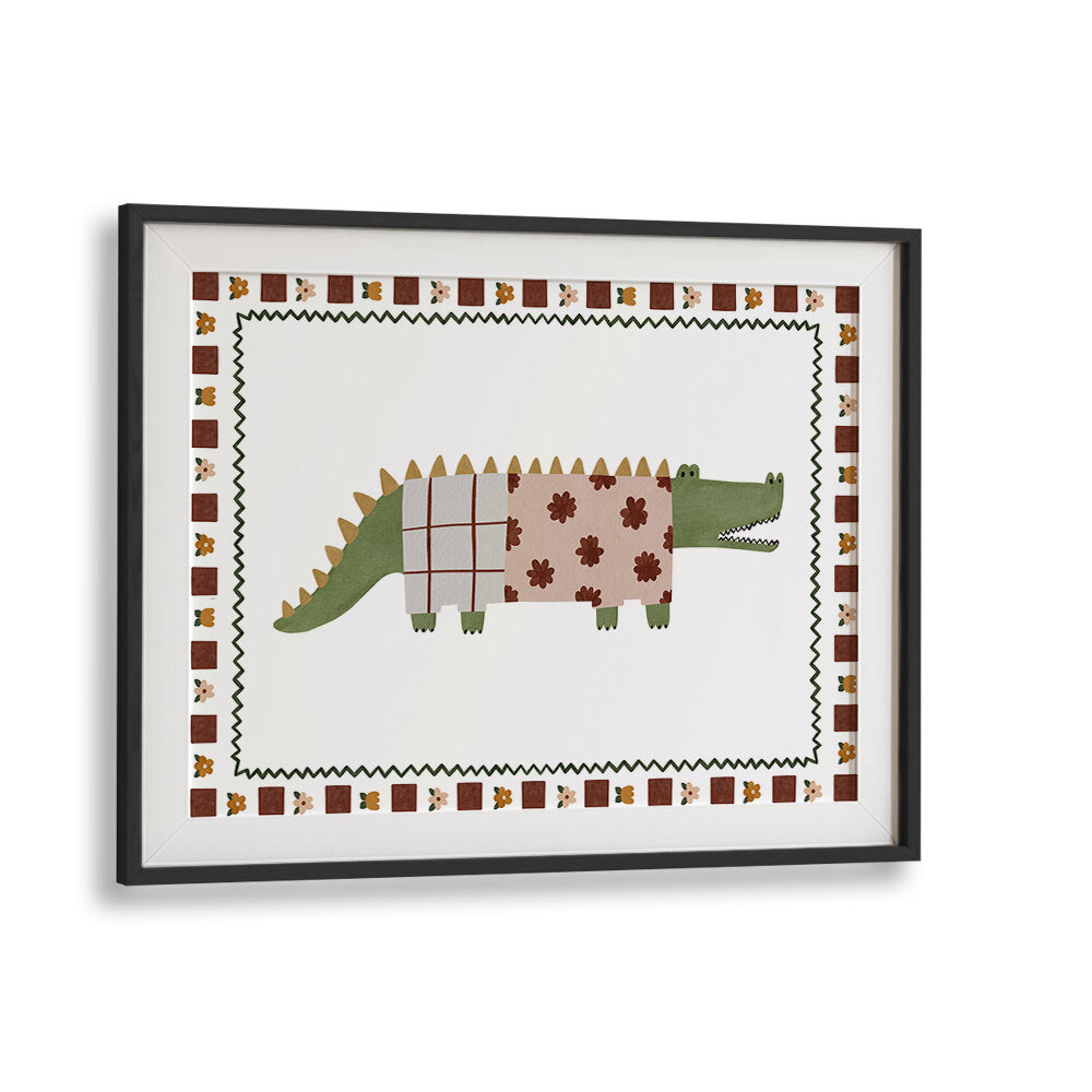 QUILTED CROCODILE , KIDS ROOM PAINTINGS
