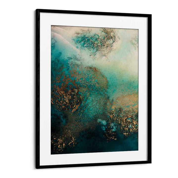 Vibrant ABSTRACT REEF SHIMMER, ABSTRACT PAINTINGS enhance your space with captivating colors and fluid shapes.