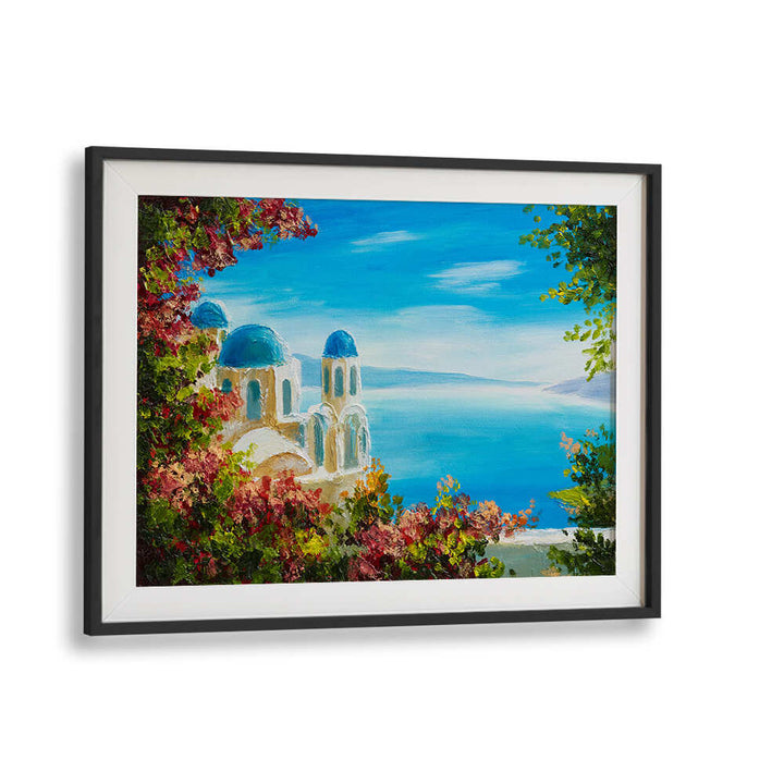 BLUE AND WHITE SANTORINI PALETTE III , VINTAGE EUROPEAN PAINTINGS