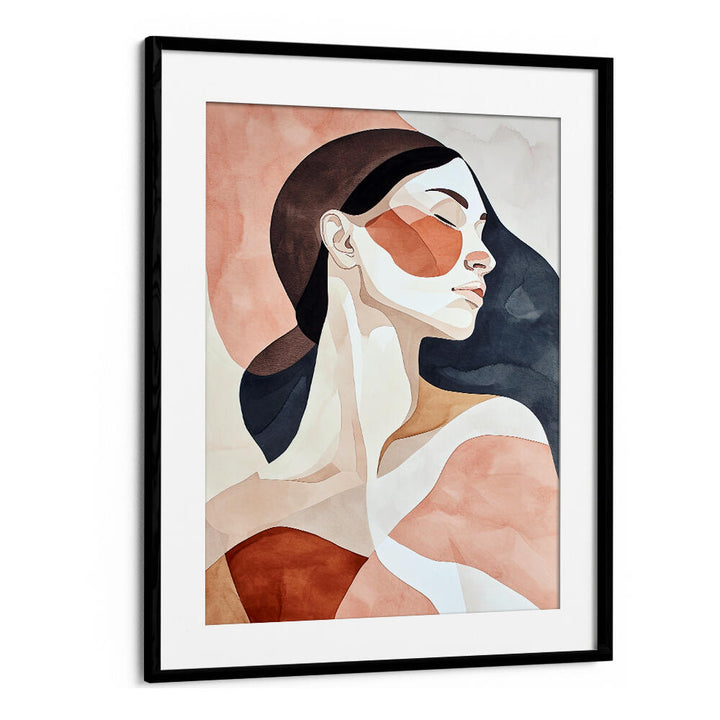 WOMAN WATERCOLOR DIGITAL PAINTING II , PORTRAITS & FIGURATIVE ILLUSTRATIONS