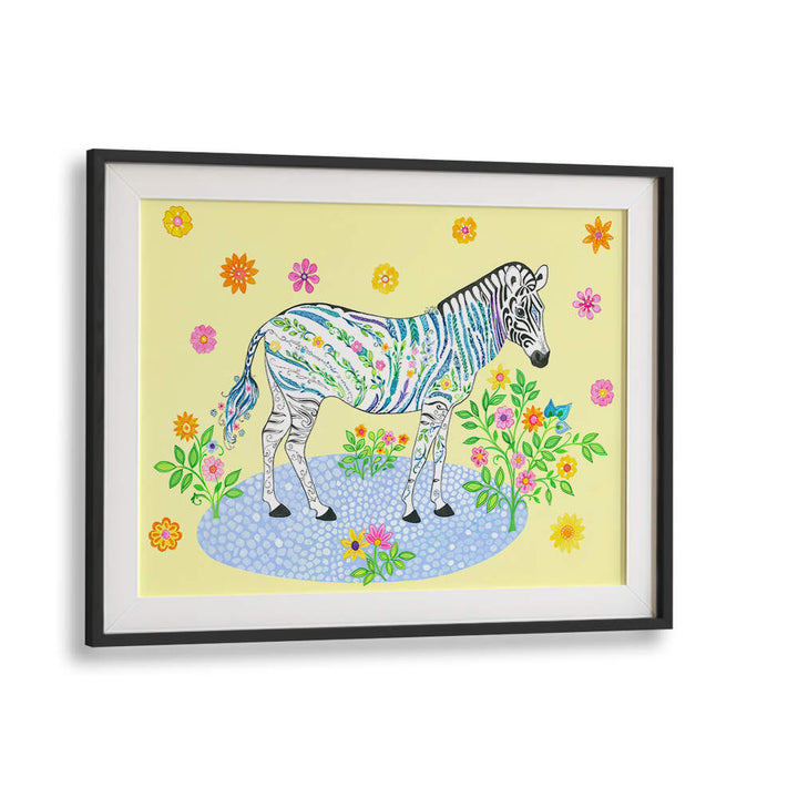 ZEBRA YELLOW , KIDS ROOM PAINTINGS