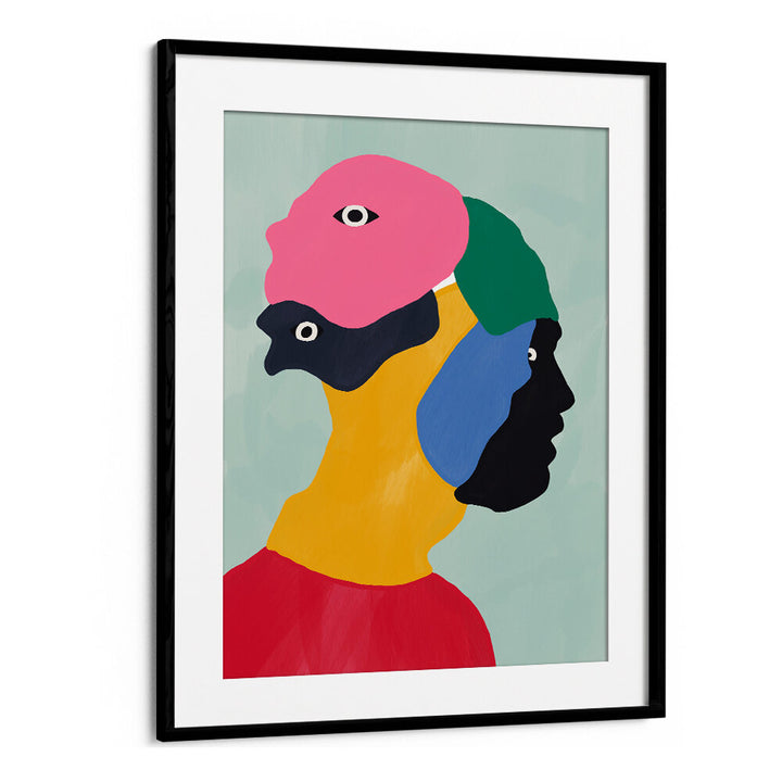 HIDING BEHIND MASKS , PORTRAITS & FIGURATIVE ILLUSTRATIONS