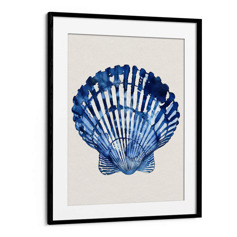 INDIGO SEASHELL , BEACH PAINTINGS