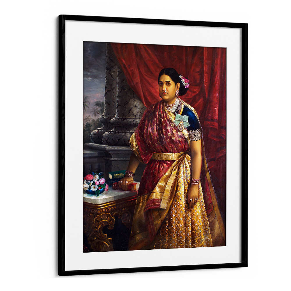 RANI BHARANI THIRUNAL LAKSHMI BAYI OF TRAVANCORE  , INDIAN ART PAINTINGS