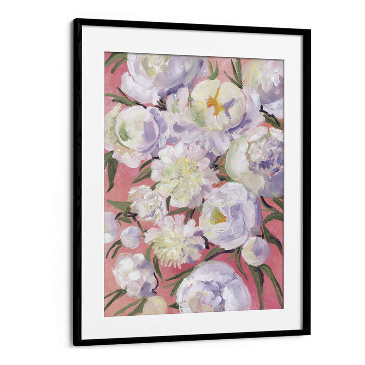 KINSLY PAINTERLY BOUQUET , FLORAL FLOWER PAINTINGS