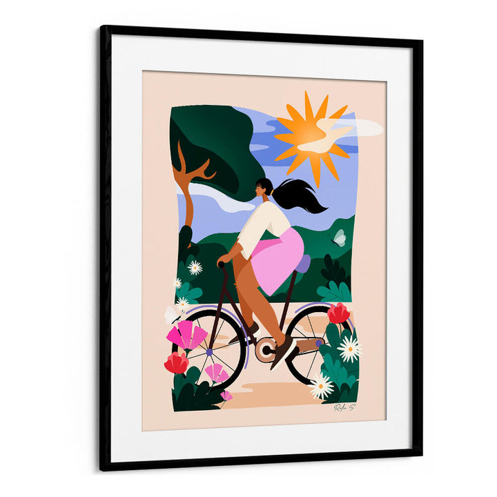 SUNNY BIKE RIDE , BEACH PAINTINGS
