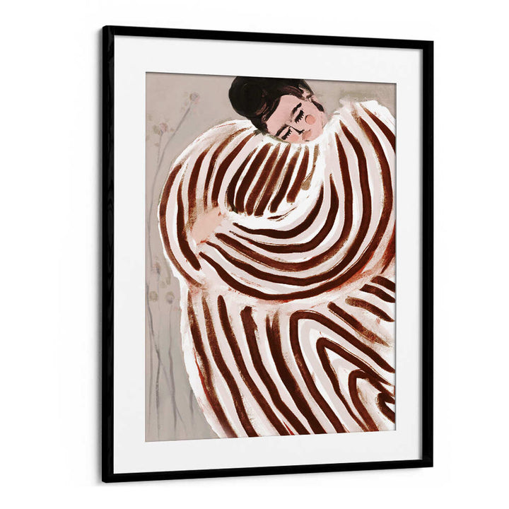 STRIPED EMBRACE , PORTRAITS & FIGURATIVE ILLUSTRATIONS