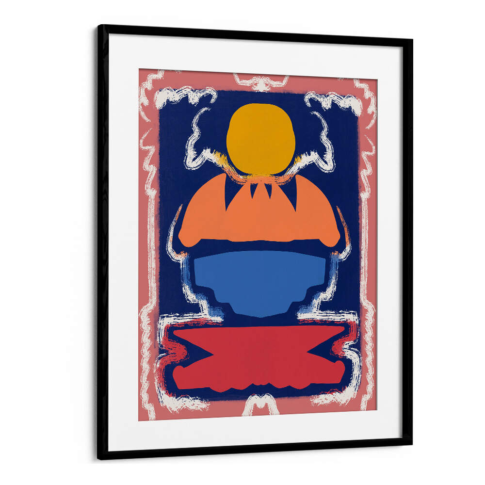 BOLD GEOMETRIC SHAPES AND VIVID COLORS , ABSTRACT PAINTINGS