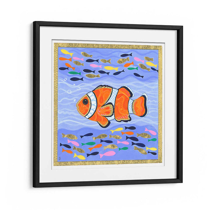 ORANGE CLOWN FISH , BEACH PAINTINGS