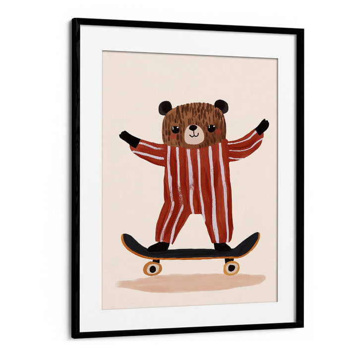 SKATER BEAR JOY , KIDS ROOM PAINTINGS