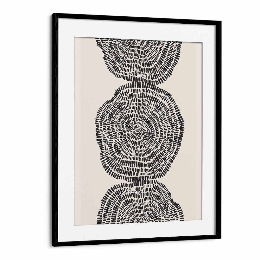 TRIBAL CIRCLES II , PATTERN ART PRINTS