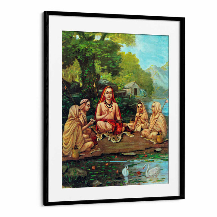 SANKARACHARYA , INDIAN ART PAINTINGS