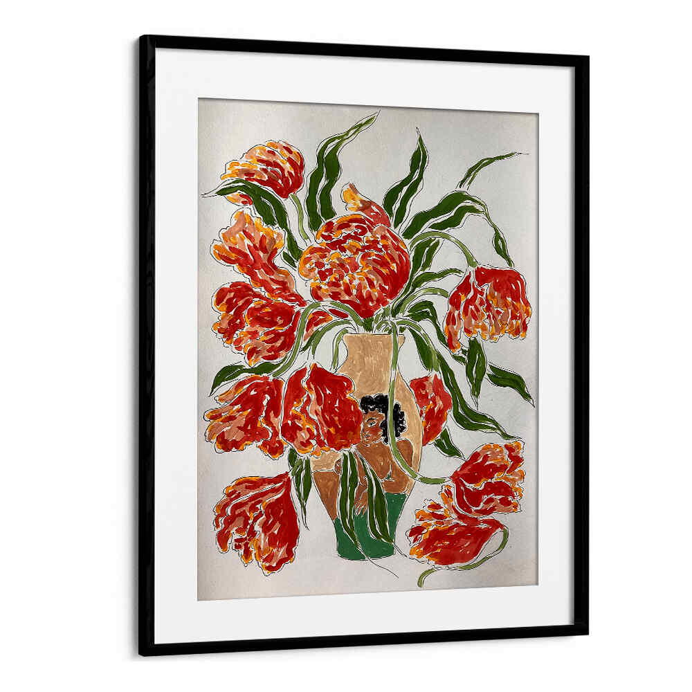 THE AFTERMATH , FLORAL FLOWER PAINTINGS