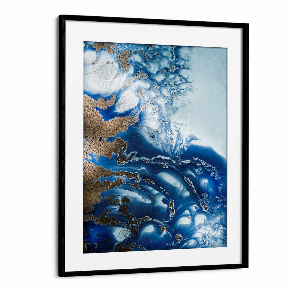 Serene artwork featuring vibrant blues in the PEACEFUL OCEAN , ABSTRACT PAINTINGS collection, perfect for tranquil spaces.