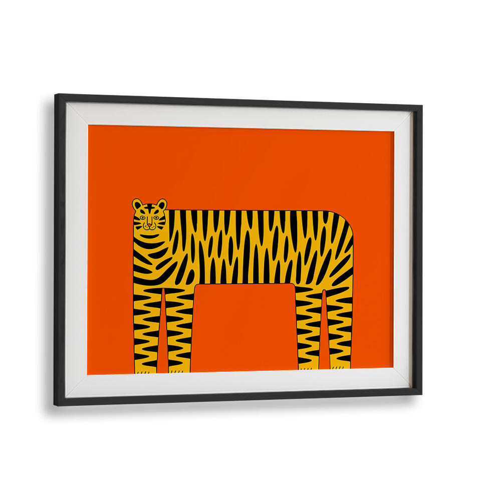 THE ABSTRACT TIGER , ANIMAL PAINTINGS