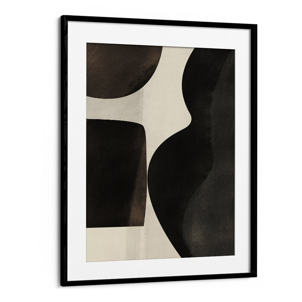 BLACK ABSTRACT COLLAGE , ABSTRACT PAINTINGS