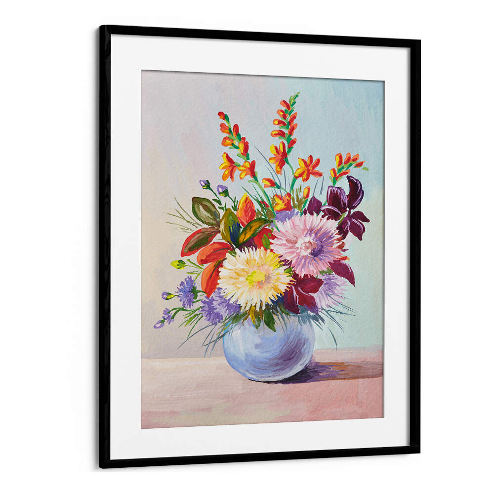 POTTED GARDEN , VINTAGE EUROPEAN PAINTINGS