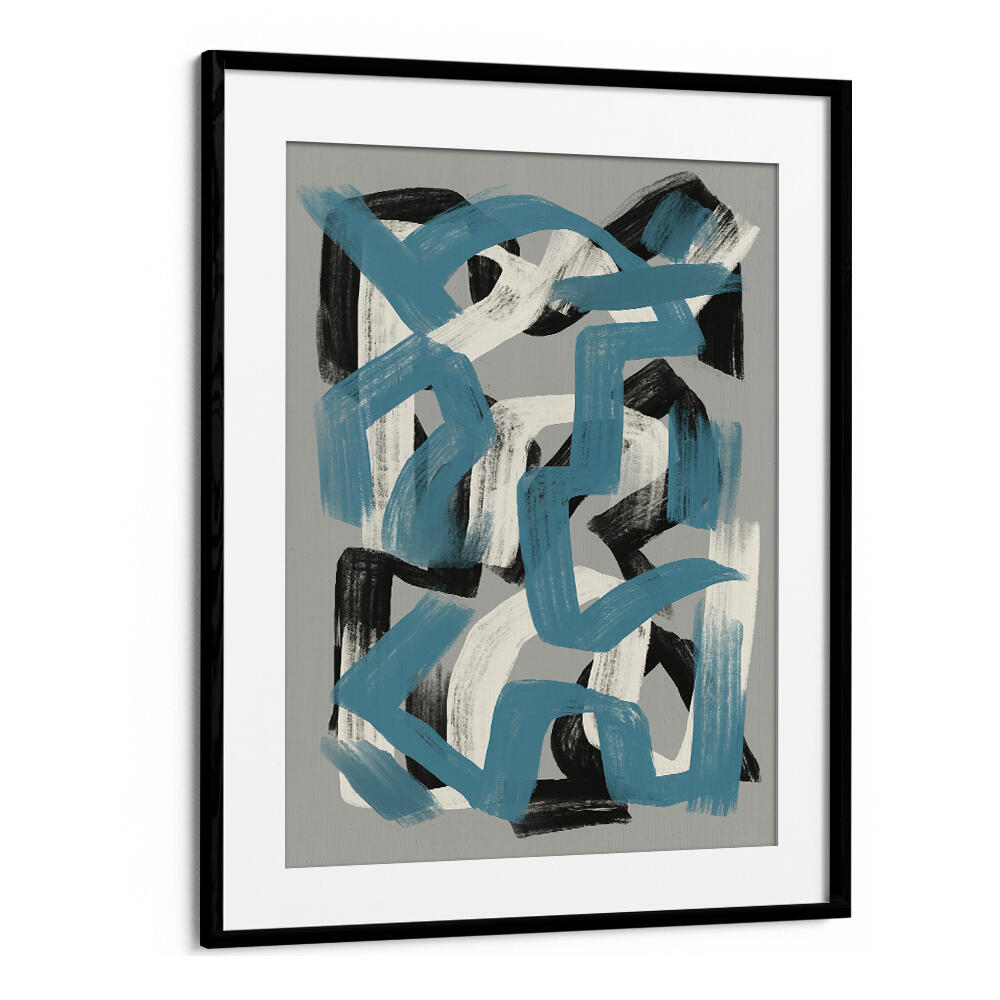 DRY BRUSH ABSTRACT IN GREY , ABSTRACT PAINTINGS