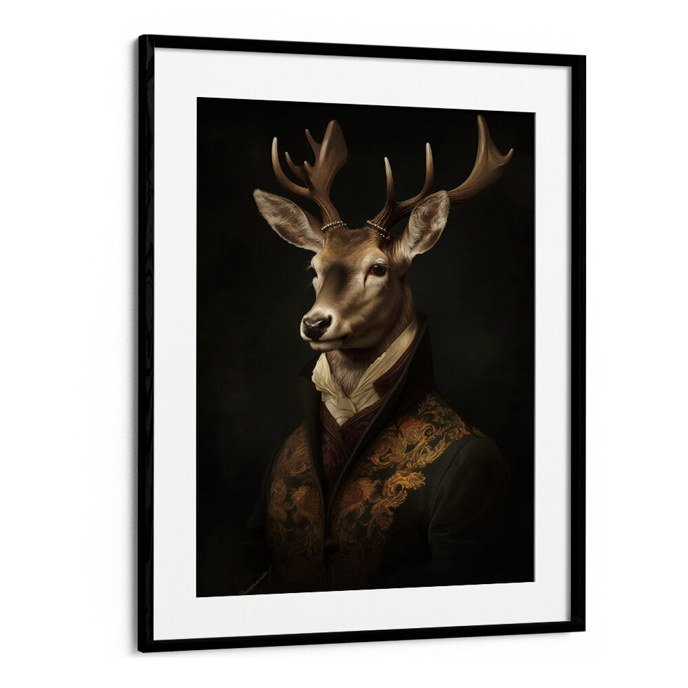 STAG PORTRAIT , ANIMAL PAINTINGS