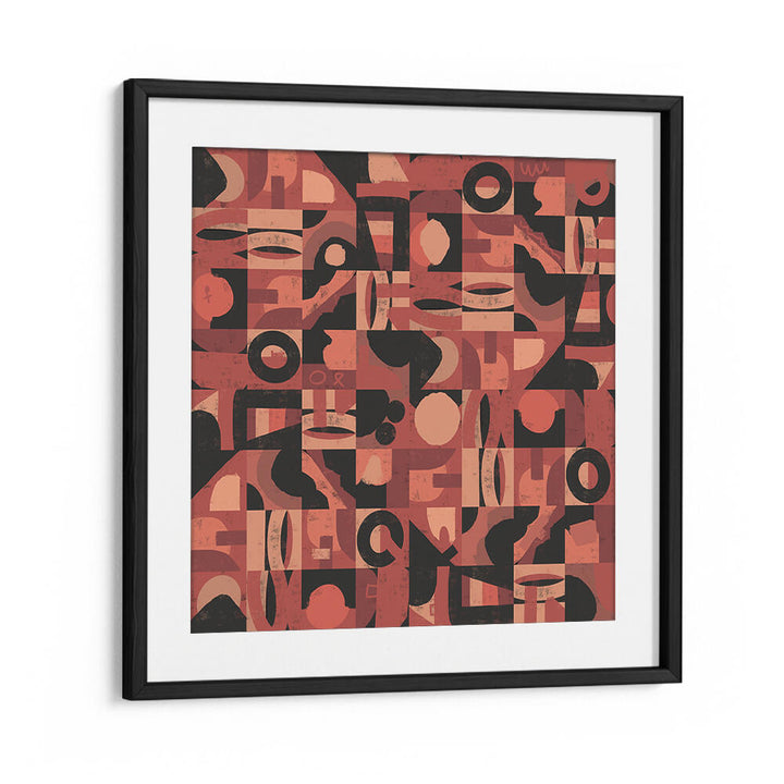 MID CENTURY GRID PATTERN NINE , ABSTRACT PAINTINGS