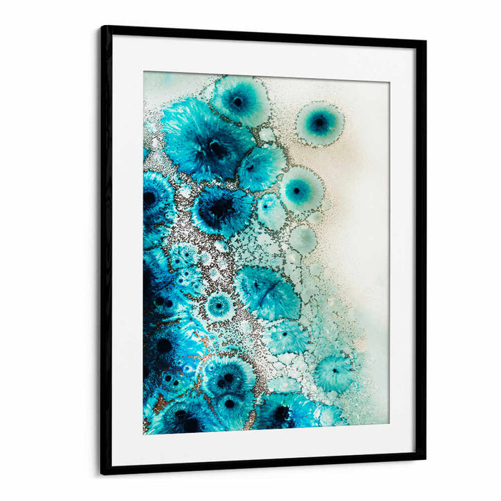 Vibrant AQUA AURORA III, ABSTRACT PAINTINGS, showcasing mesmerizing patterns, perfect for transforming your space.