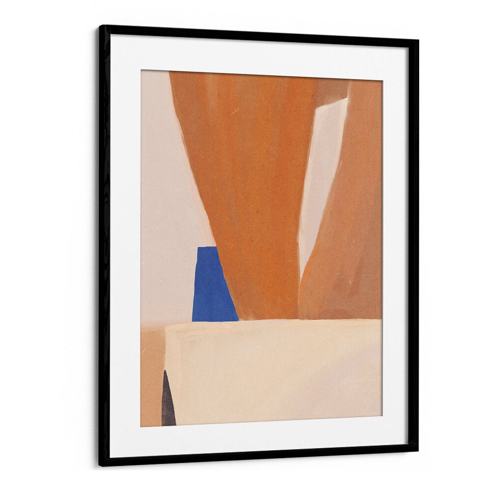 WARM EARTH SHAPES , ABSTRACT PAINTINGS