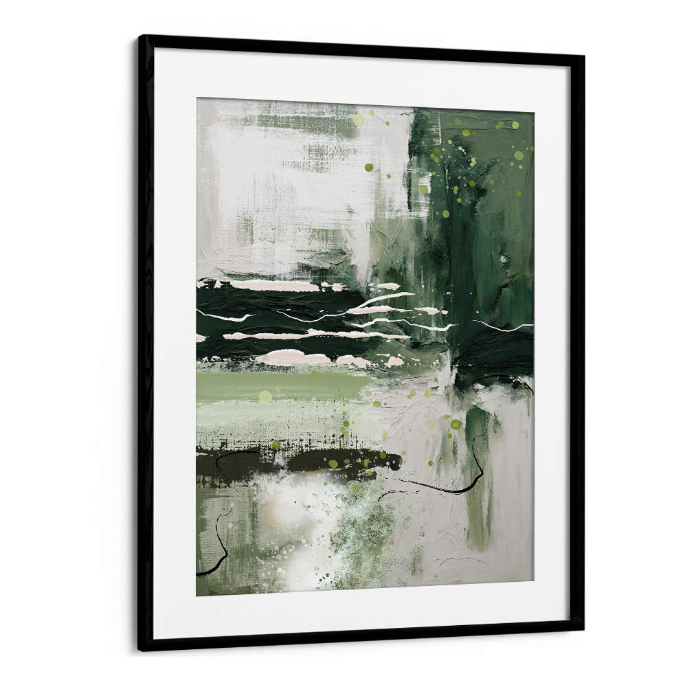 CANVAS GREENS II , ABSTRACT PAINTINGS