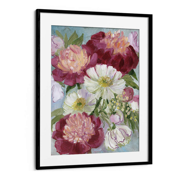 ELEANORA PAINTERLY FLORALS , FLORAL FLOWER PAINTINGS