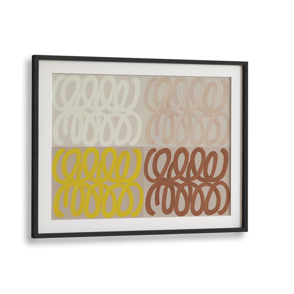 QUADRANTS OF LOOPS , ABSTRACT PAINTINGS