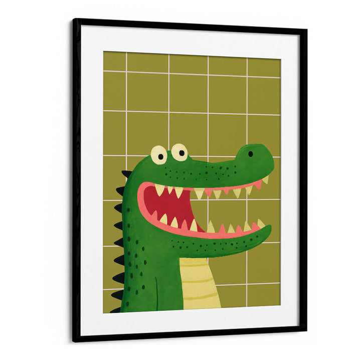 HAPPY ALLIGATOR FRIEND , KIDS ROOM PAINTINGS