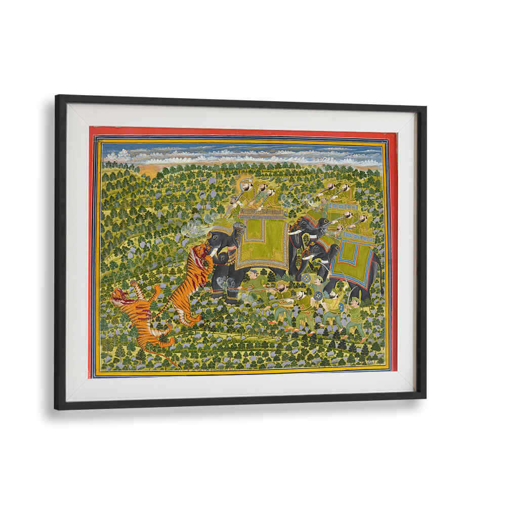 THE ROYAL HUNT , INDIAN ART PAINTINGS