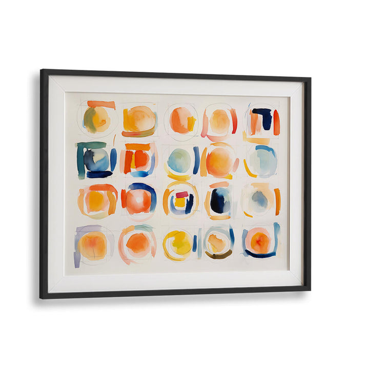 CIRCLES AND SQUARES , ABSTRACT PAINTINGS