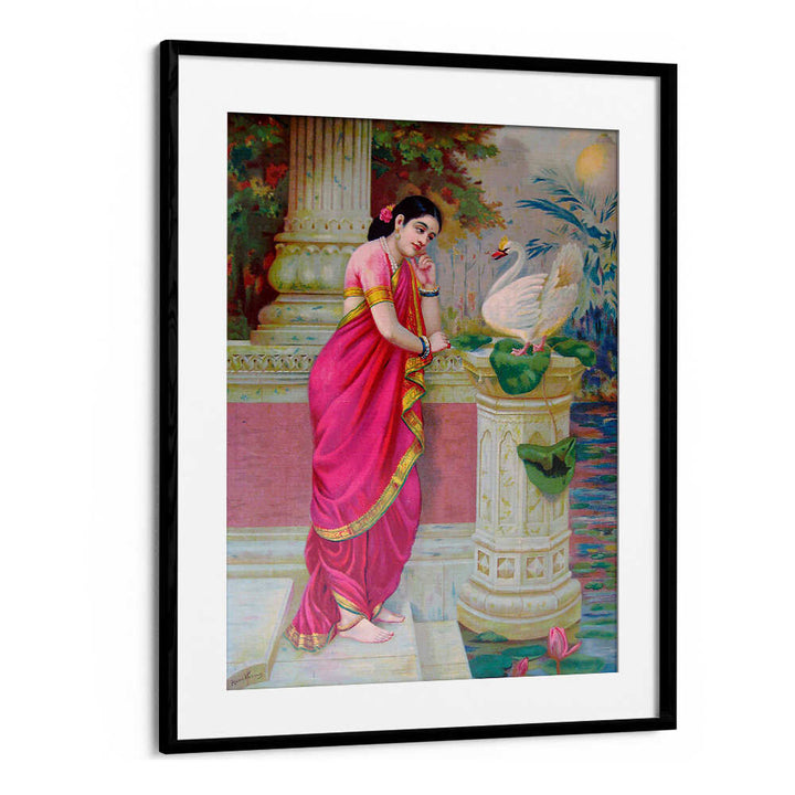 HANSA DAMAYANTHI , INDIAN ART PAINTINGS