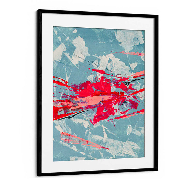 CRIMSON CHAOS BURST , ABSTRACT PAINTINGS