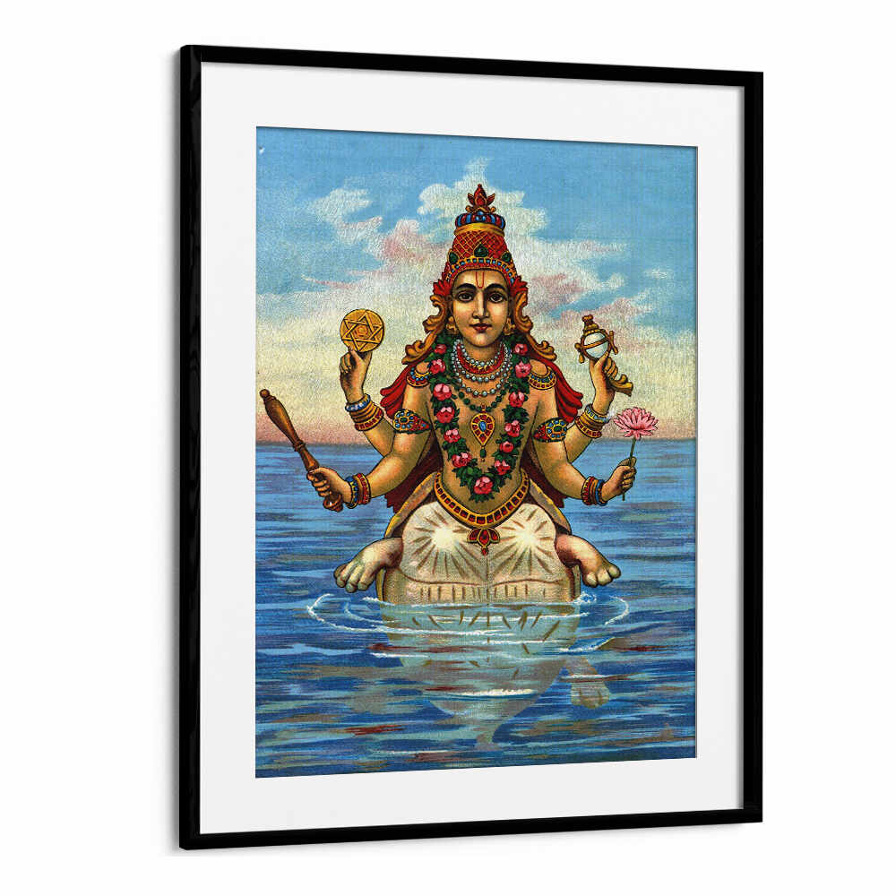 KURMA AVATAR , INDIAN ART PAINTINGS