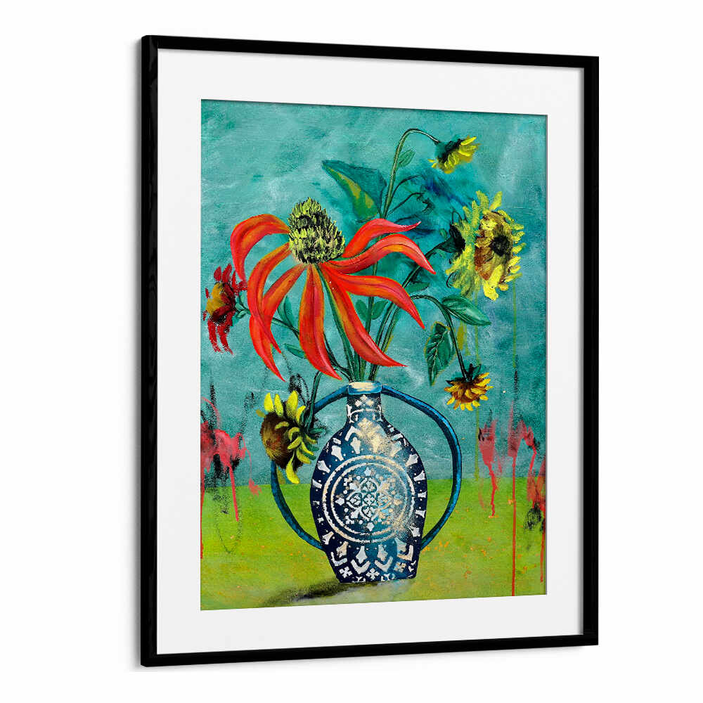 ARTWORK III , FLORAL FLOWER PAINTINGS