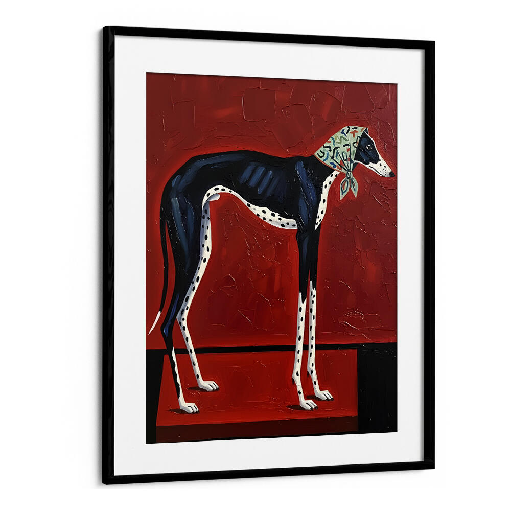 BLACK DOG GREYHOUND I