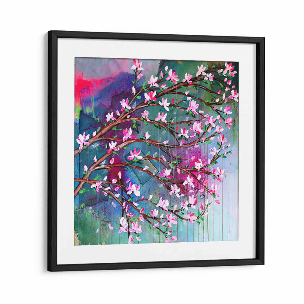 CHERRY BLOSSOM , FLORAL FLOWER PAINTINGS