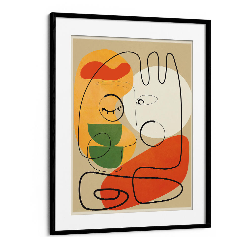 VERY ABSTRACT COLORFUL PORTRAIT