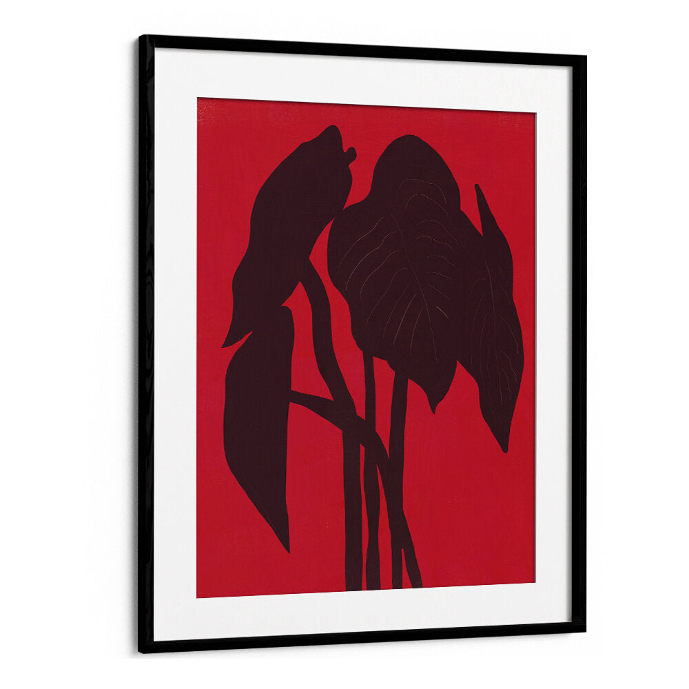 SHADOWED FOLIAGE , FLORAL FLOWER PAINTINGS