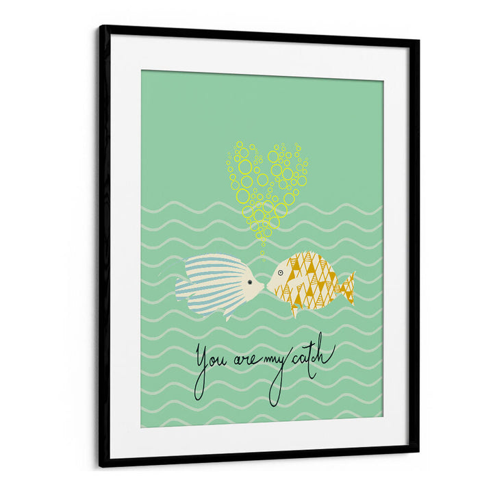 Whimsical MELLOW Kids Room Paintings featuring playful fish designs, perfect for brightening your child's space.