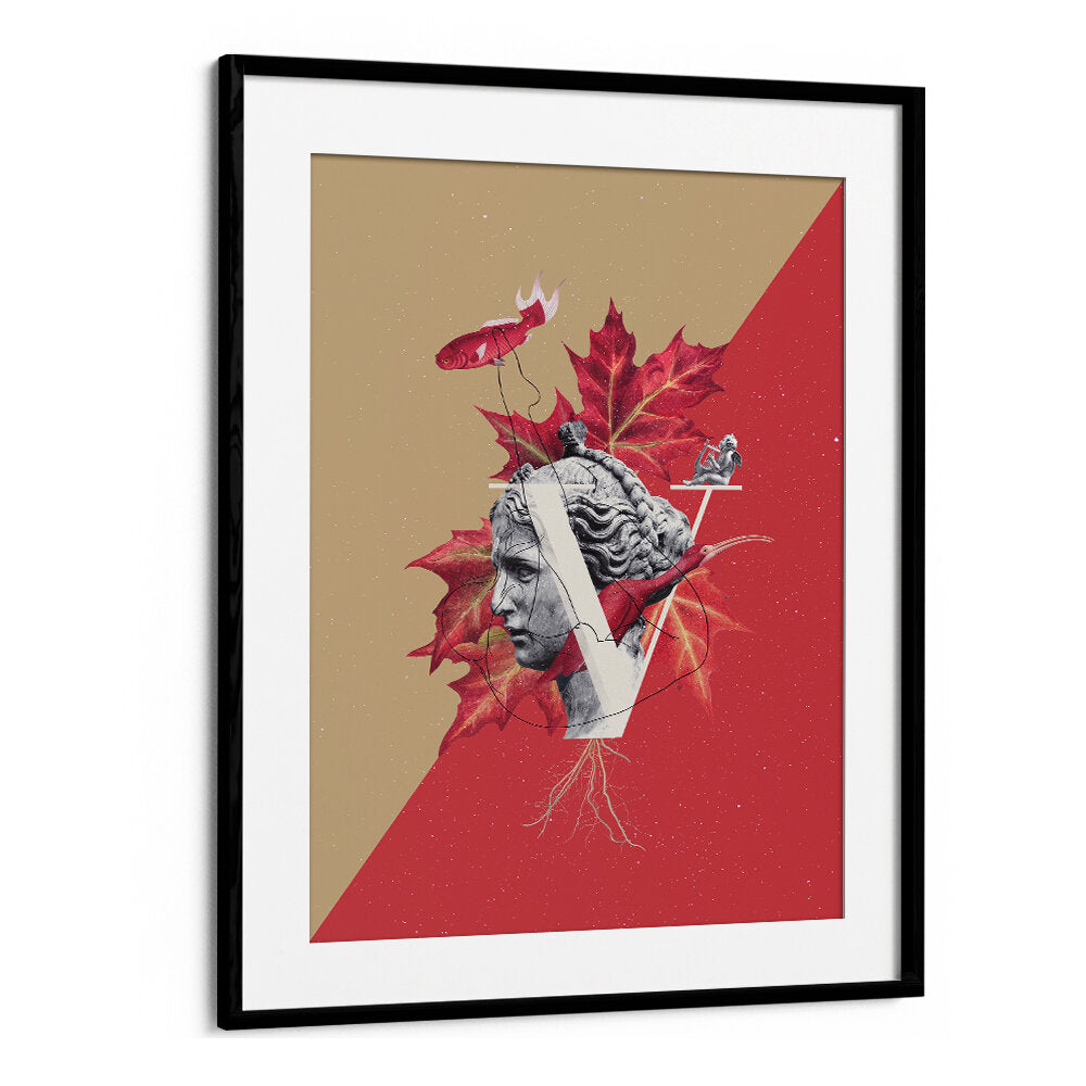 Surreal art print featuring VENUS with vibrant colors and unique elements, perfect for any art lover's collection.